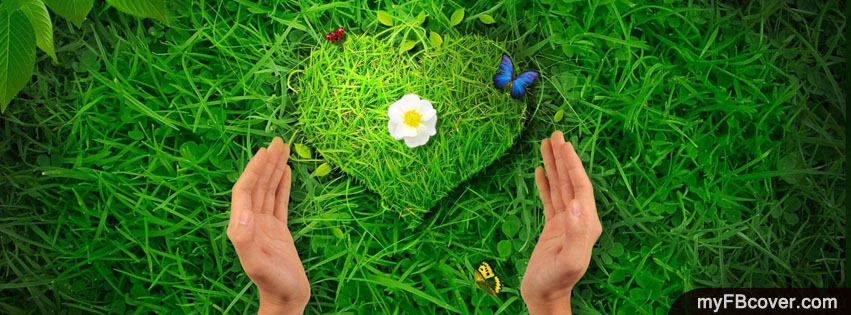 Top 5 Facebook Cover Photos Green Heart Top 5 Facebook Cover Photos